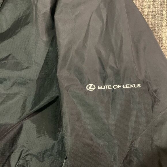 North End Womens Large All Climate Wear Hooded Lexus Jacket Black Zip Snap Front - Picture 8 of 8